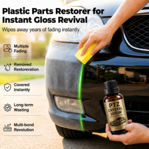 🎁EK K SAATH 1 MUFT LIMITED TIME OFFER🔥Car Plastic Parts Crystal Coating Restorer
