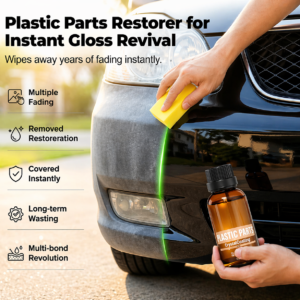 🎁EK K SAATH 1 MUFT LIMITED TIME OFFER🔥Car Plastic Parts Crystal Coating Restorer
